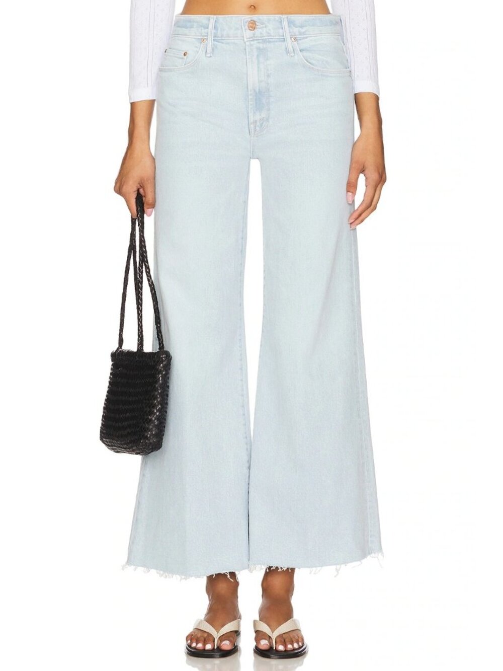 Mother The Twister Ankle Fray Jeans Casual Grunge Y2K Contemporary Womens 29 - Picture 1 of 7